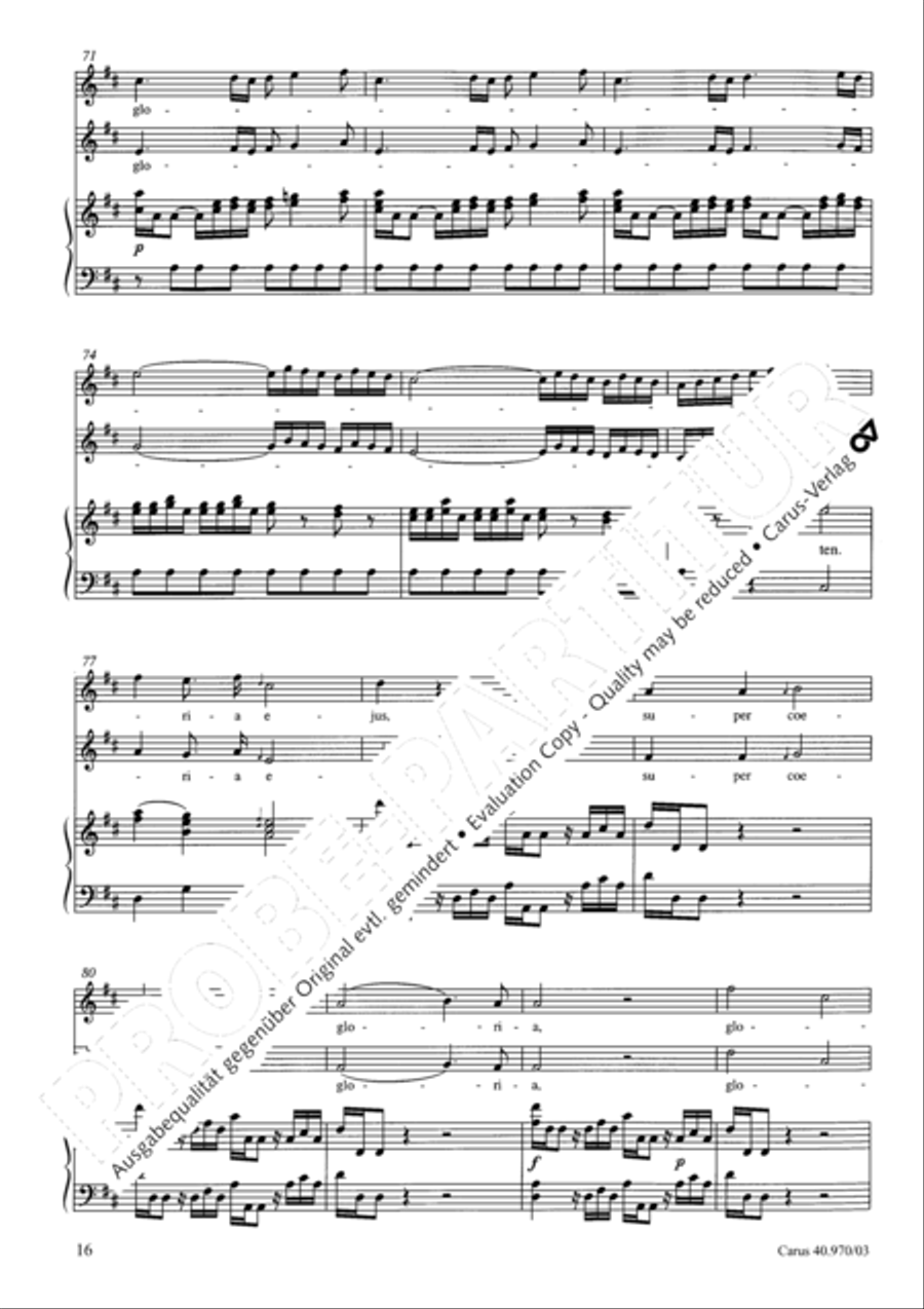 Laudate pueri SSA scores gallery preview page 17
