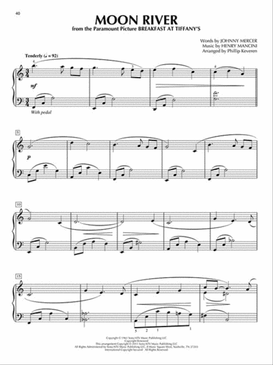 Mancini Magic Mancini Magic Piano Solo scores gallery preview page 3