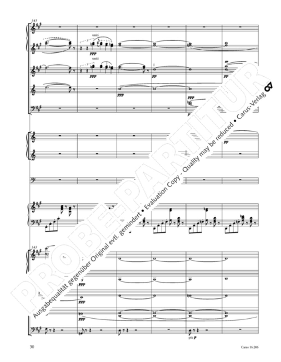Preludio sinfonico Orchestra scores gallery preview page 31