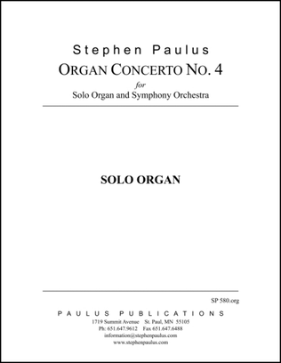 Organ Concerto No. 4