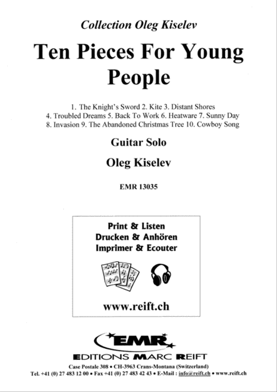 Ten Pieces For Young People Classical Guitar scores gallery preview page 2