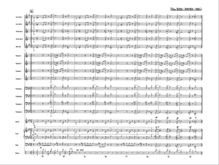Manteca - Score Manteca - Score Jazz Ensemble scores gallery preview page 6