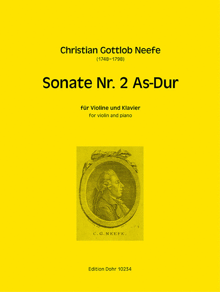 Sonate Nr. 2 für Violine und Klavier As-Dur (aus: Sechs Klaviersonaten mit Begleitung einer Violine)