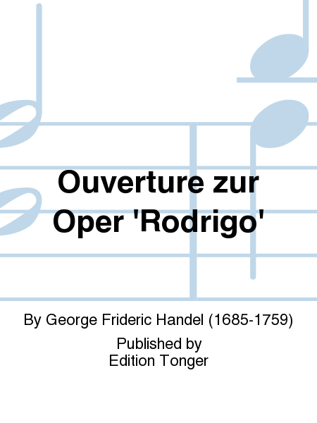 Ouverture zur Oper 'Rodrigo'