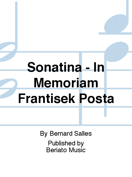 Sonatina - In Memoriam Frantisek Posta