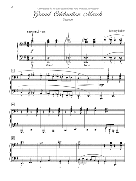 Grand Duets for Piano, Book 6: 5 Late Intermediate Pieces for One Piano, Four Hands