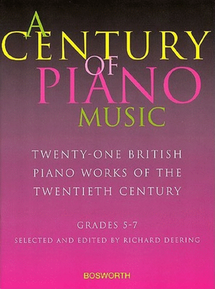 Book cover for A Century Of Piano Music Grades 5-7