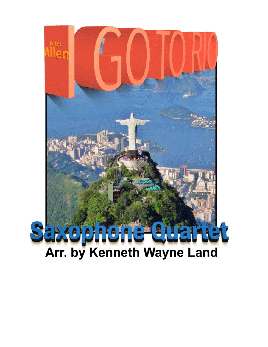 I Go To Rio Saxophone Quartet scores gallery preview page 1