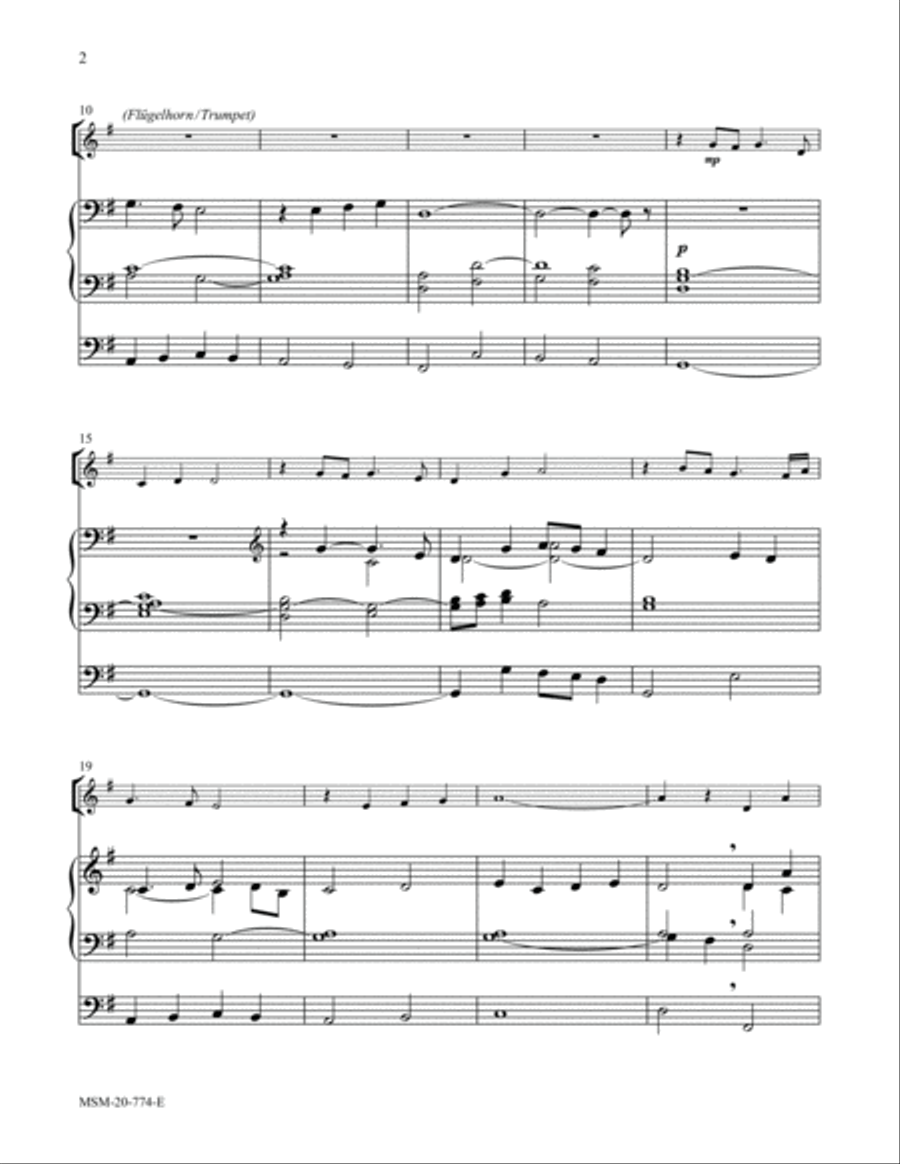 Here I Am, Lord Flugelhorn scores gallery preview page 2