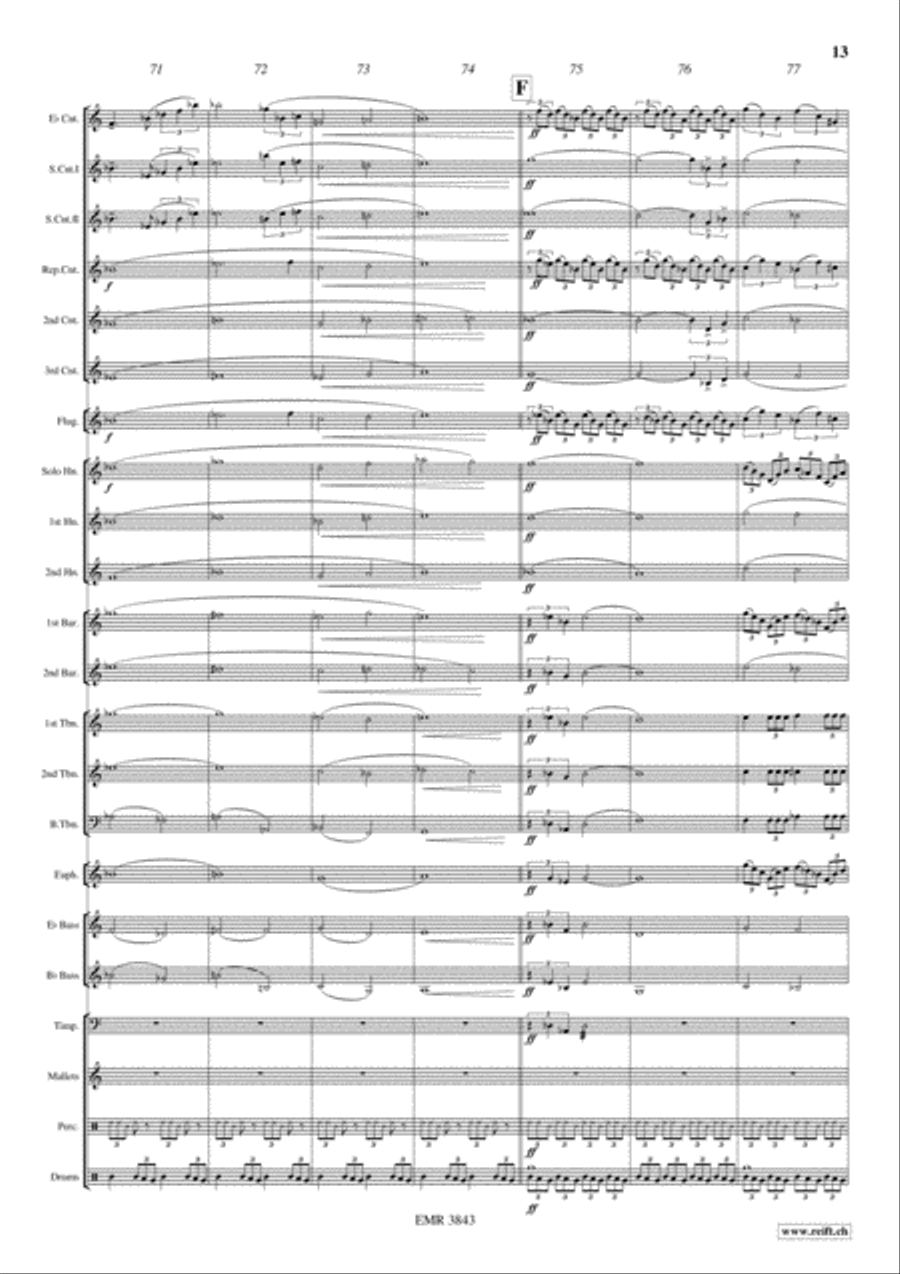 Spiderman Brass Band scores gallery preview page 14
