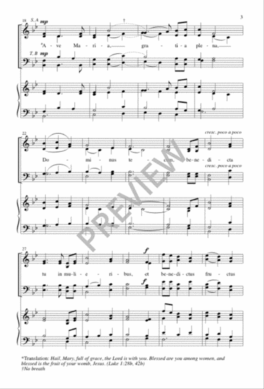Annunciation Carol Annunciation Carol 4-Part scores gallery preview page 4