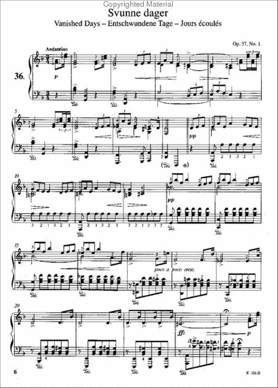 Lyric Pieces II Piano Solo scores gallery preview page 2