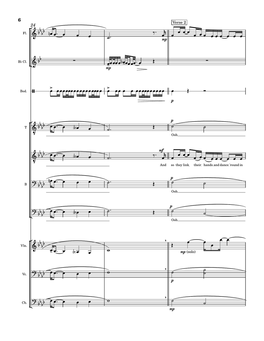 The Mummers' Dance The Mummers' Dance Small Ensemble scores gallery preview page 6