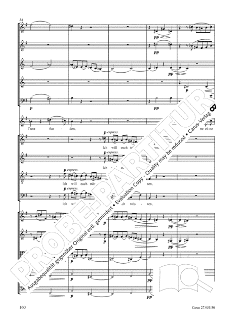Ein Deutsches Requiem (German Requiem) 4-Part scores gallery preview page 167