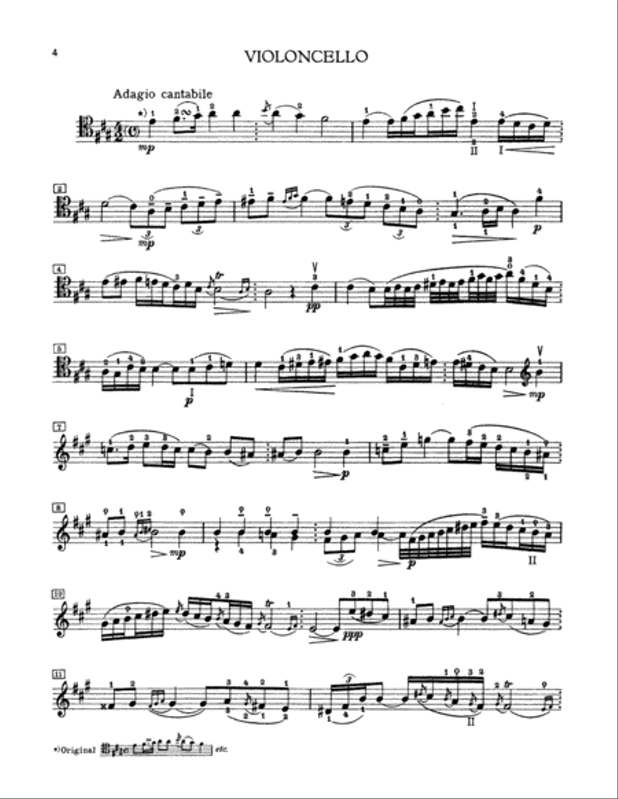 Boccherini: Three Sonatas for Cello and Piano Piano Accompaniment scores gallery preview page 3