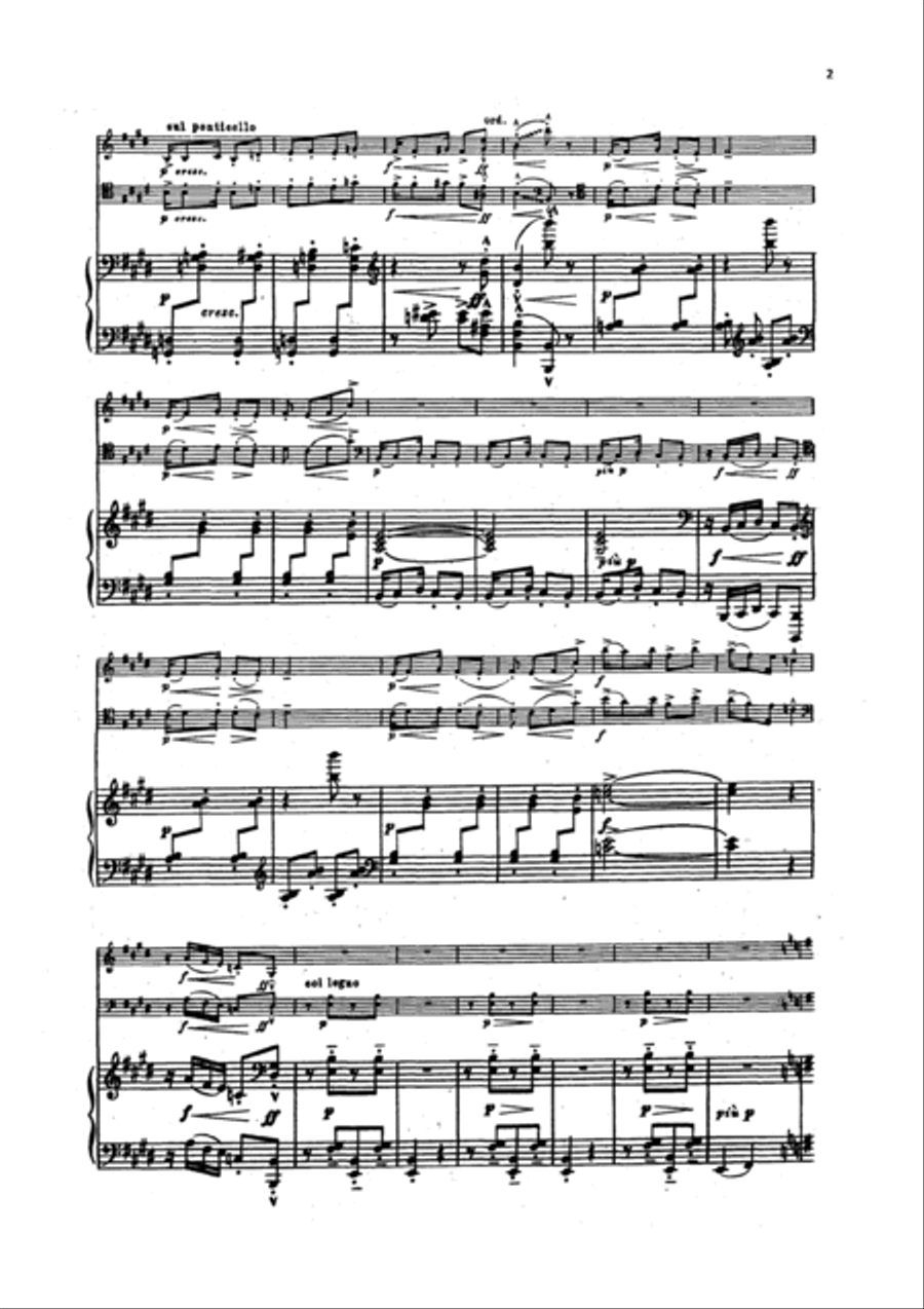 Golliwogs Cakewalk Piano Trio scores gallery preview page 2