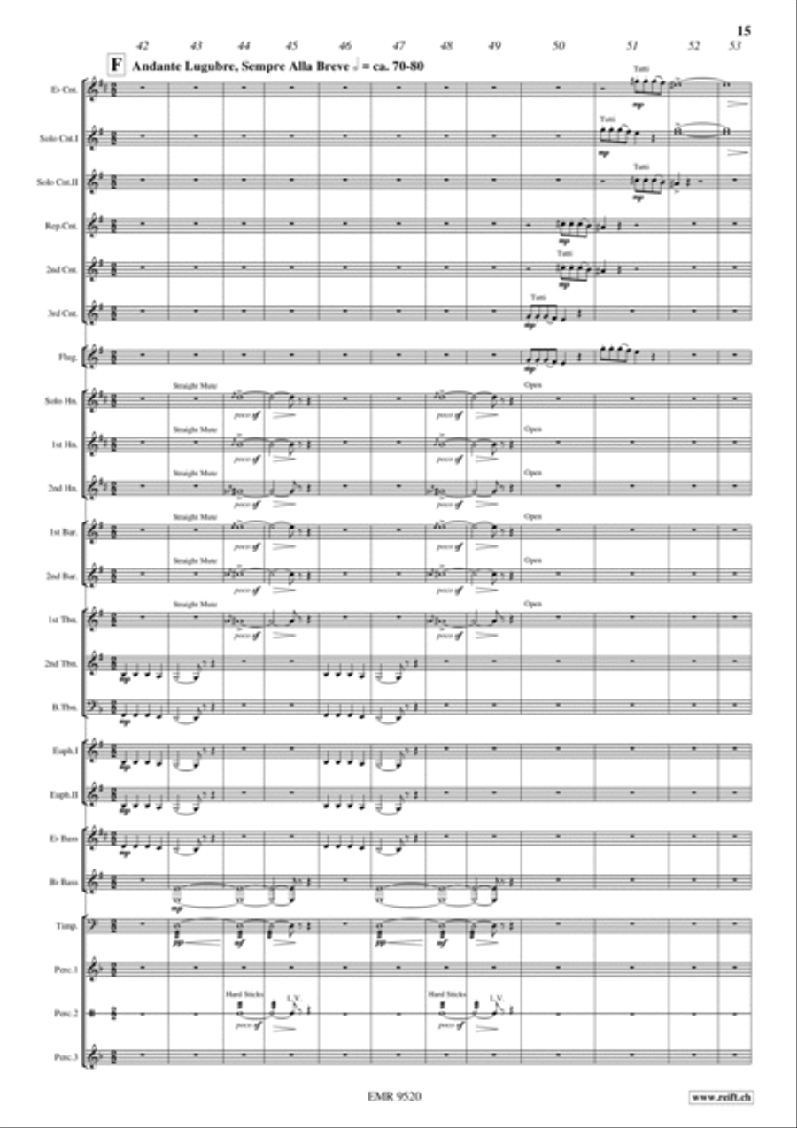 Russian Easter Festival Brass Band scores gallery preview page 15