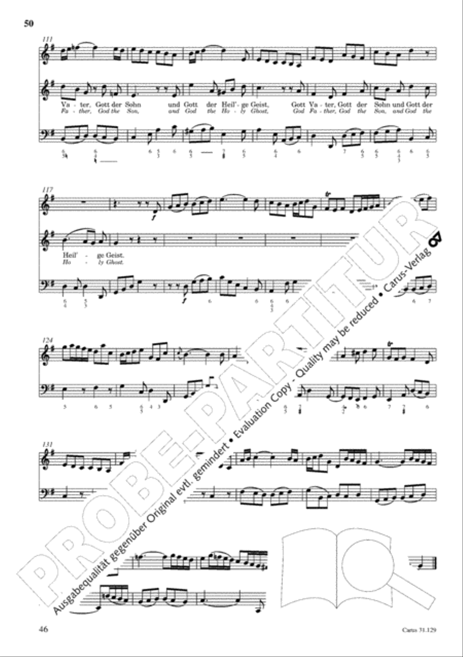 The Complete Sacred Vocal Works (Das geistliche Vokalwerk) Voice scores gallery preview page 51
