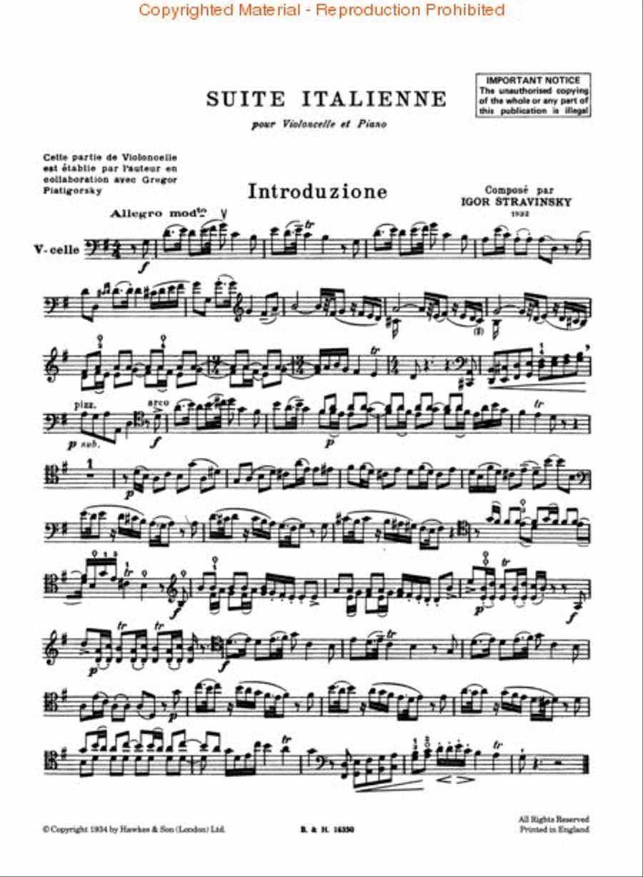 Suite Italienne Piano Accompaniment scores gallery preview page 4
