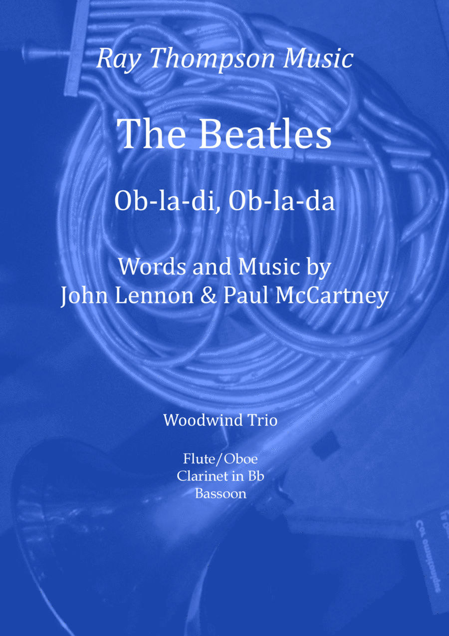 Ob-La-Di, Ob-La-Da Woodwind Trio scores gallery preview page 1