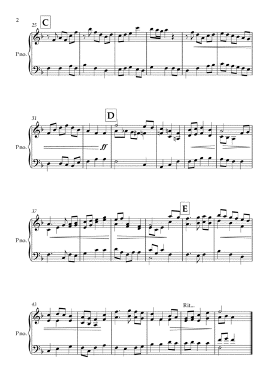Pure Gold Easy Piano scores gallery preview page 2