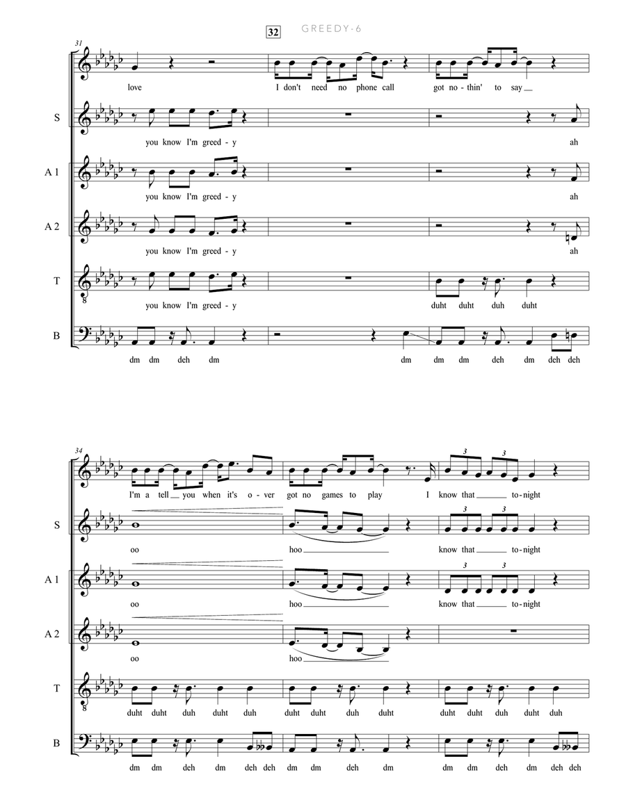Greedy Divisi scores gallery preview page 6