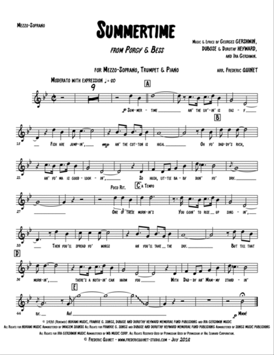 Summertime Summertime Small Ensemble scores gallery preview page 2