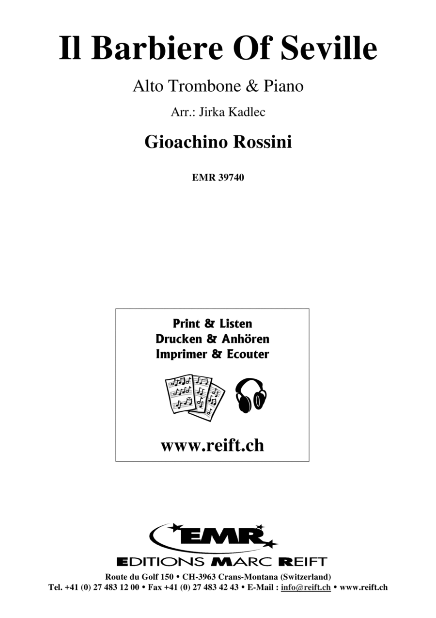 Il Barbiere Of Seville Piano Accompaniment scores gallery preview page 1
