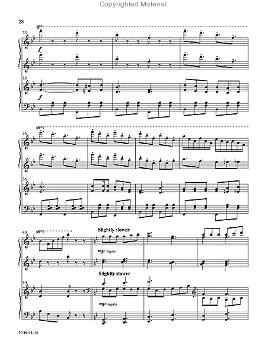 Give Me That Old-Time Religion Piano Duet scores gallery preview page 17
