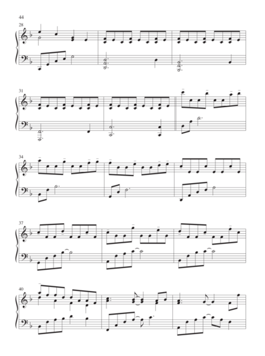 Christmas Fantasia Christmas Fantasia Piano Solo scores gallery preview page 24