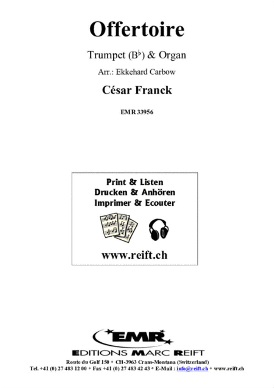 Offertoire Offertoire Trumpet scores gallery preview page 2