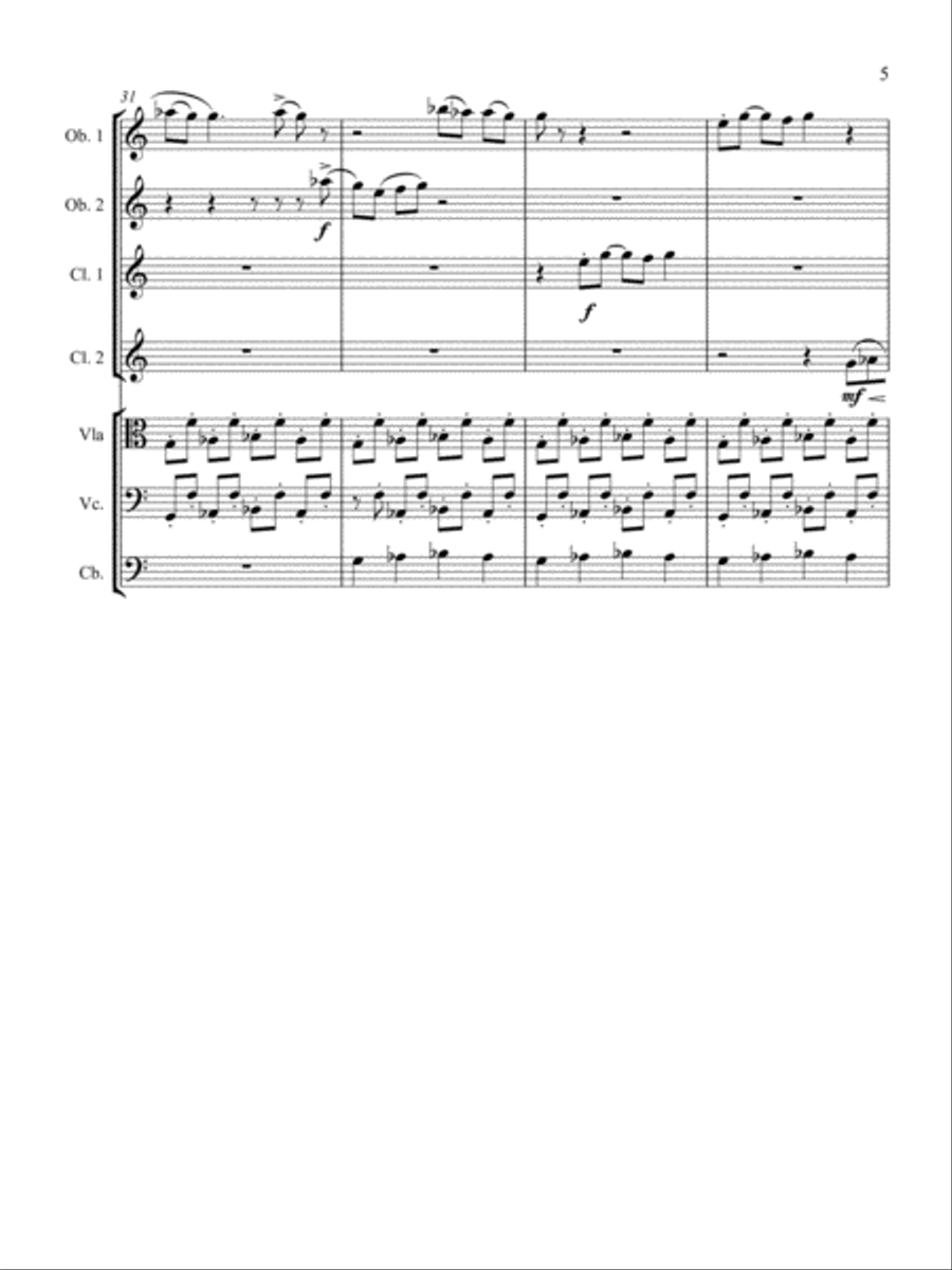 Dance of the Maenads Full Orchestra scores gallery preview page 5