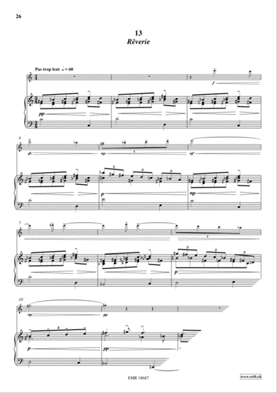 Au Fil Du Temps Flute scores gallery preview page 16