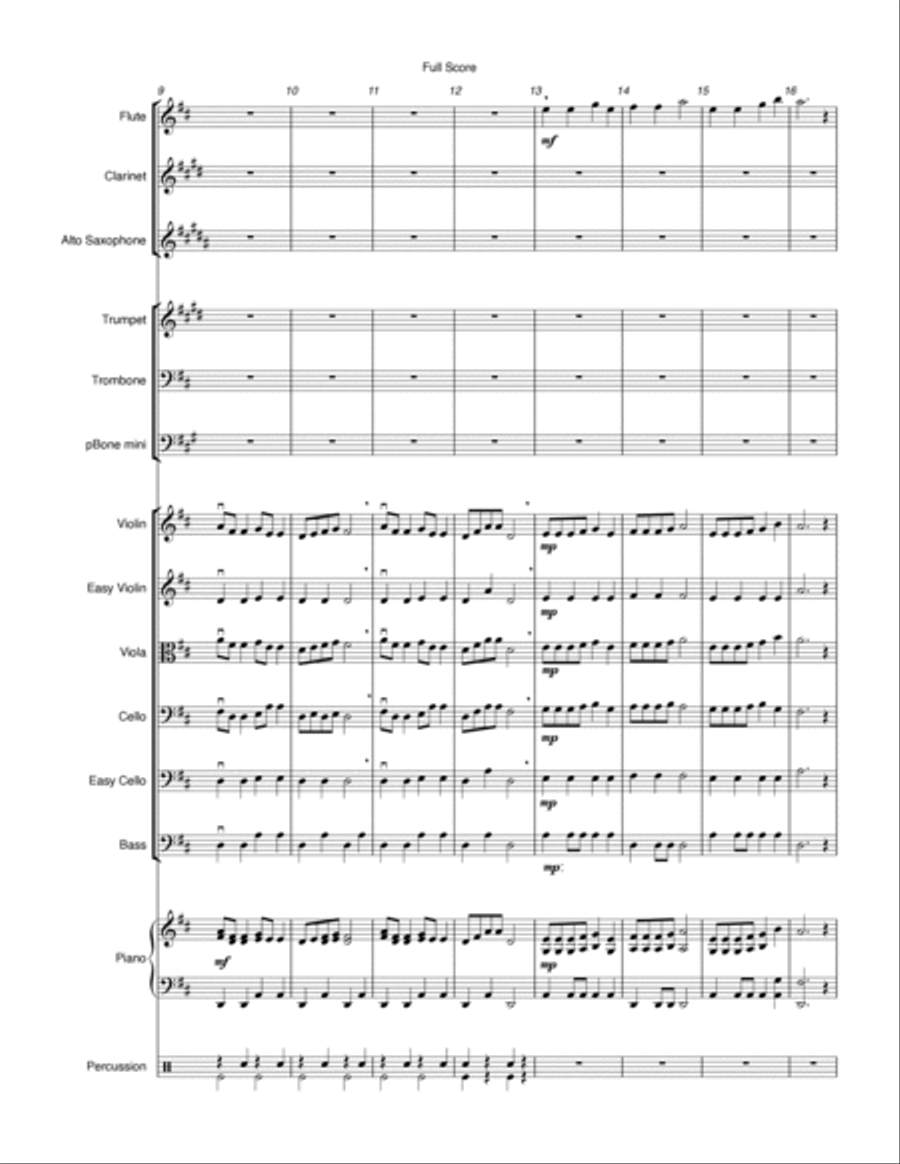 Traffic Jam Full Orchestra scores gallery preview page 2