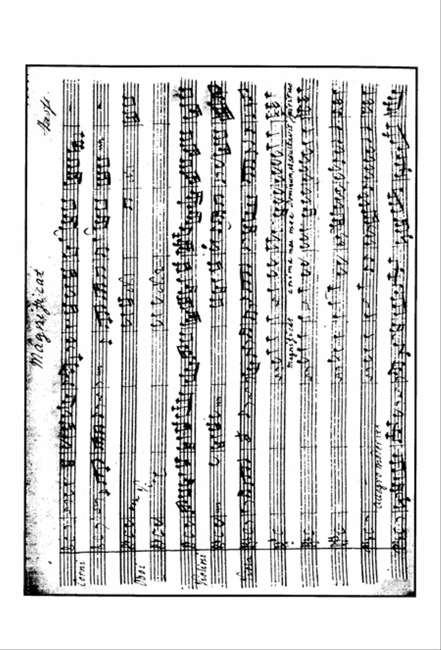 Magnificat in F - Choral Score 4-Part scores gallery preview page 2