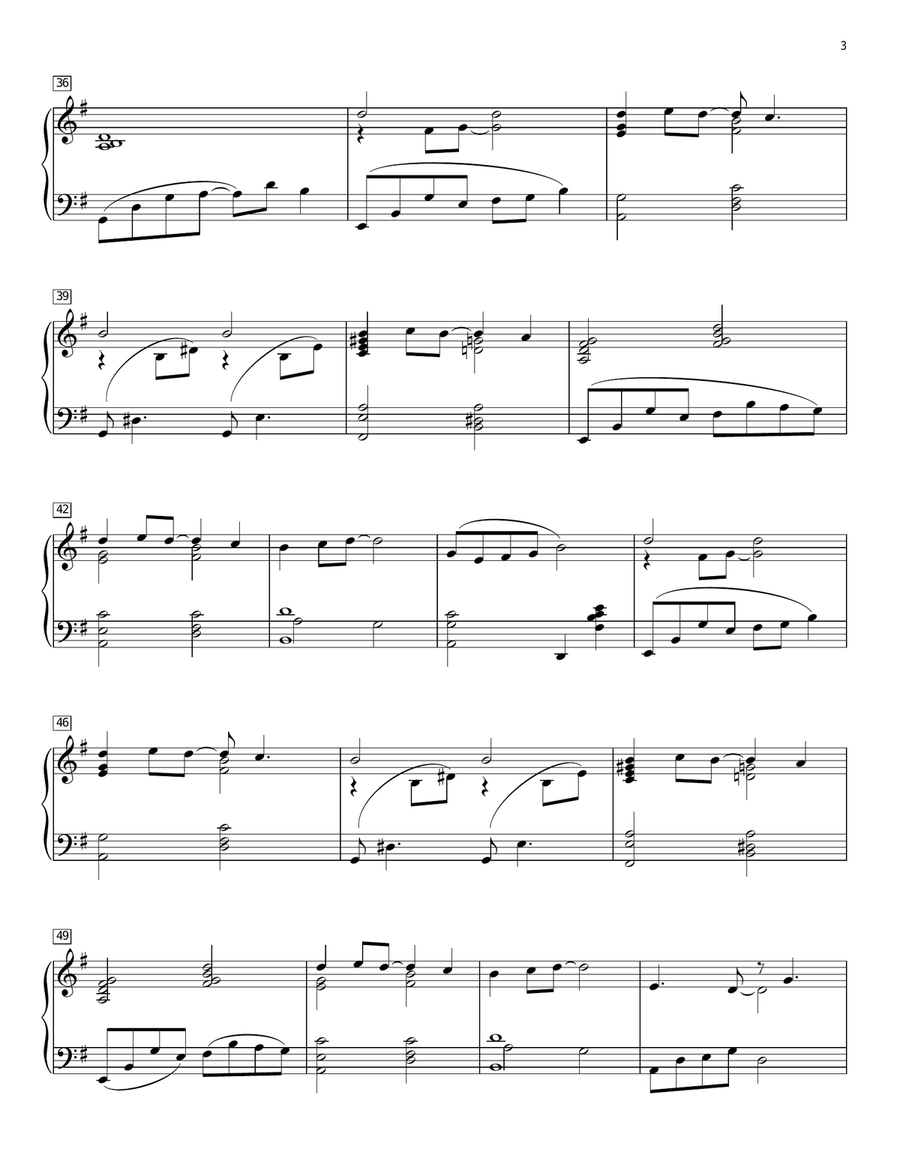 Unconditionally Piano Solo scores gallery preview page 3