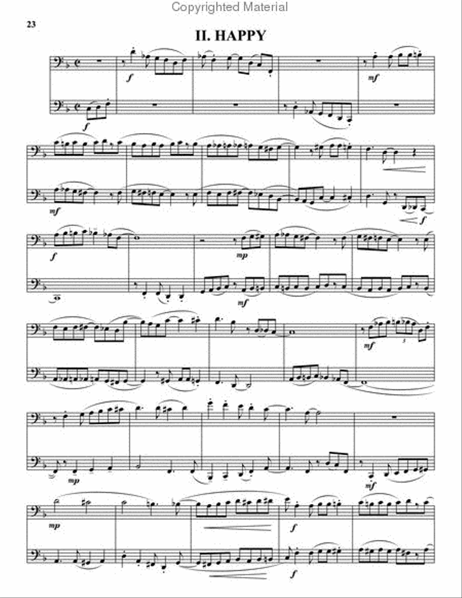 Duets for Euphonium and Tuba Brass Duet scores gallery preview page 6