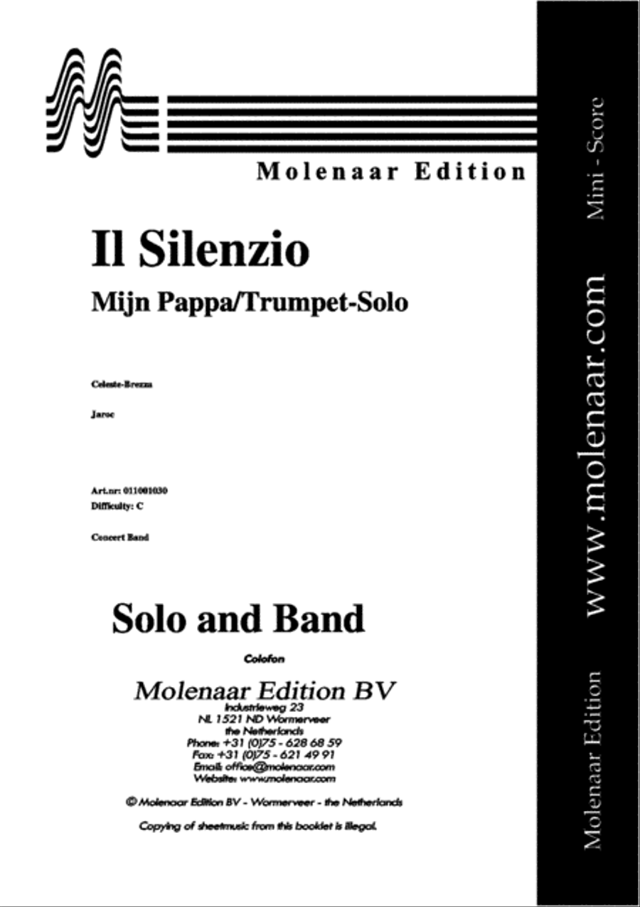 Il Silenzio Concert Band scores gallery preview page 2