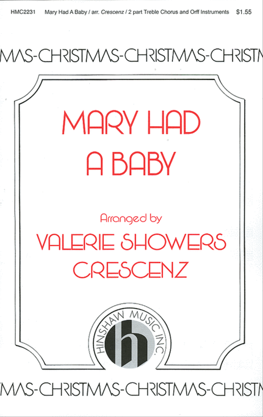 Mary Had a Baby Mary Had a Baby 2-Part scores gallery preview page 1