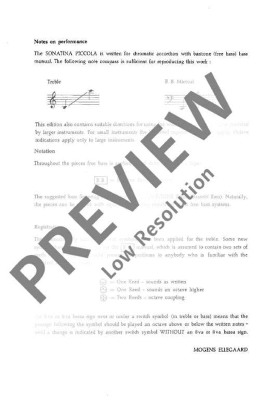 Sonatina Piccola Sonatina Piccola Accordion scores gallery preview page 5