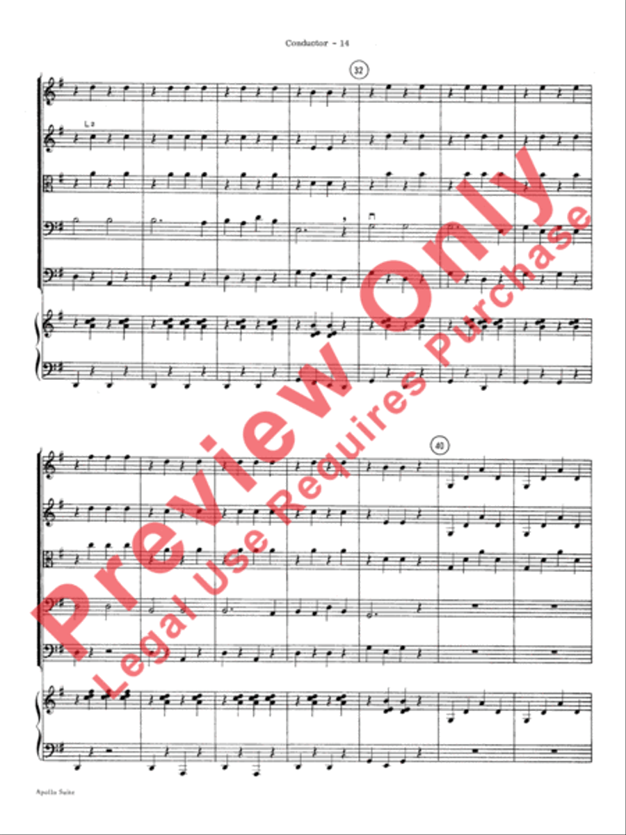 The Apollo Suite String Orchestra scores gallery preview page 17