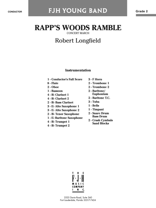 Rapp's Woods Ramble: Score
