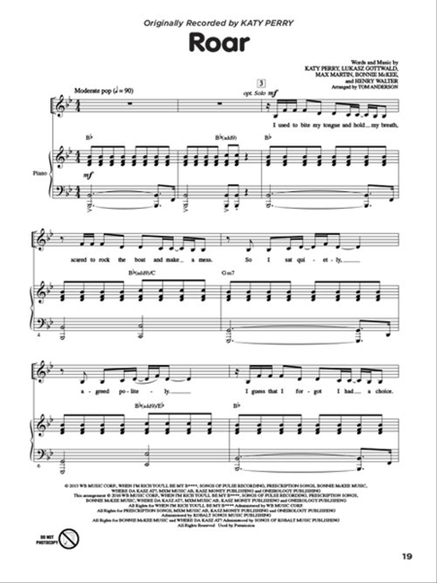 Let's All Sing KIDZ BOP Choir scores gallery preview page 5