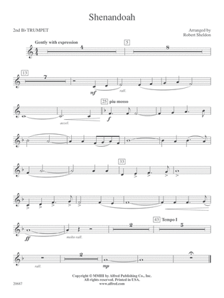 Shenandoah: 2nd B-flat Trumpet