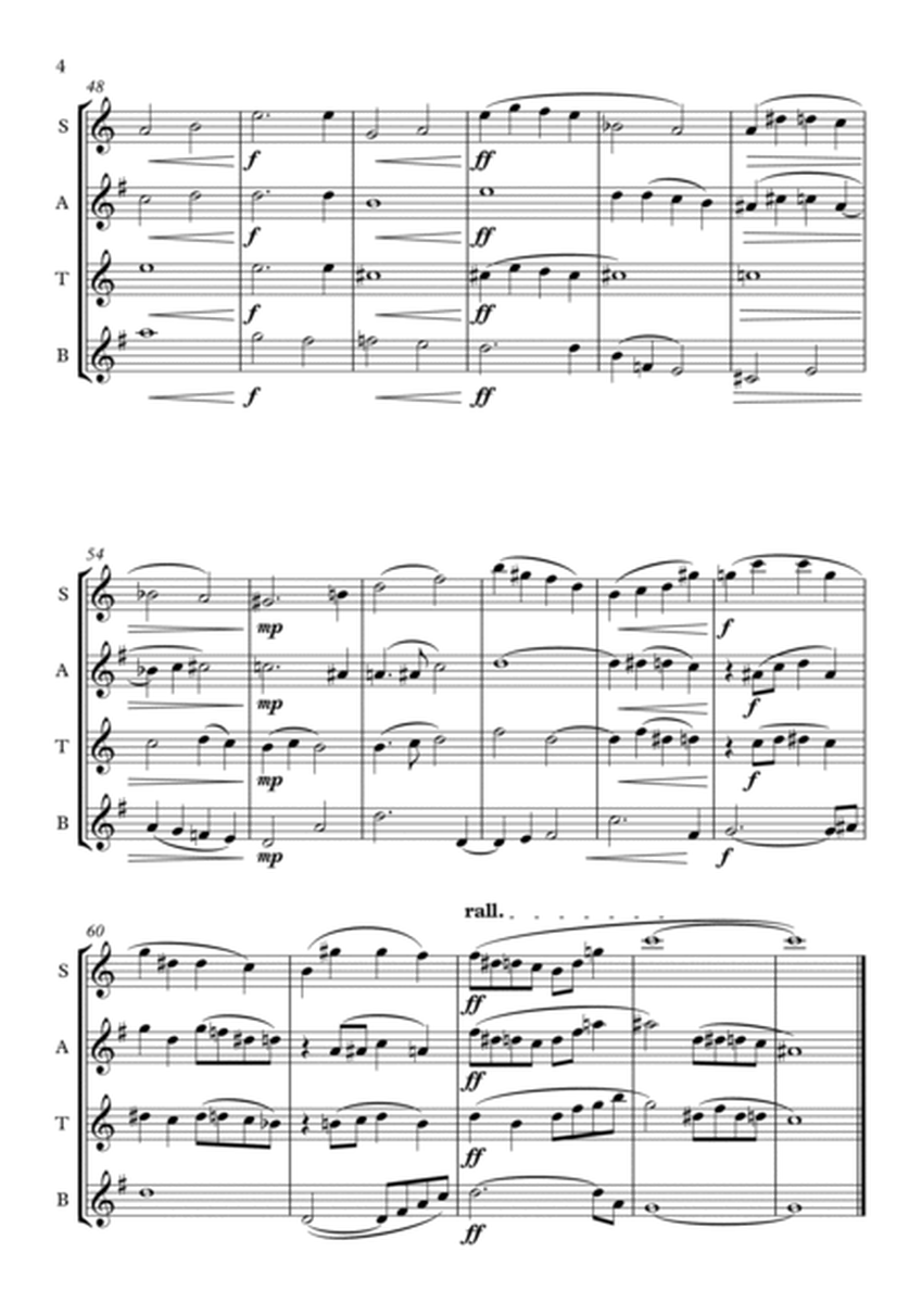 Veneration - Saxophone Quartet image number null