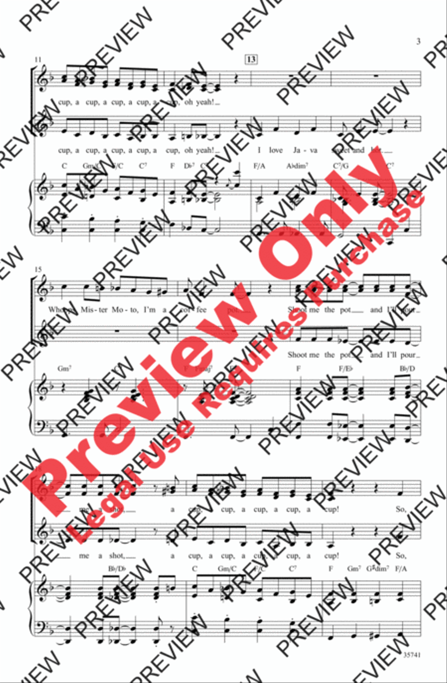 Java Jive Women's Choir scores gallery preview page 3