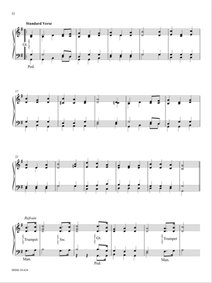 To God Be the Glory To God Be the Glory Organ scores gallery preview page 2