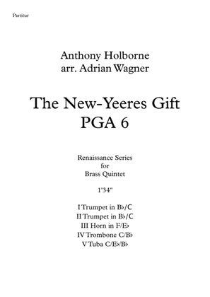 The New- Yeeres Gift PGA 6 (Anthony Holborne) Brass Quintet arr. Adrian Wagner