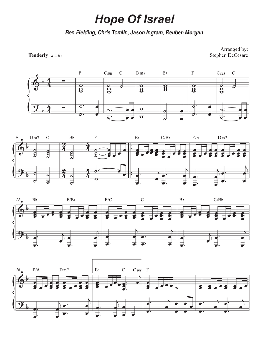 Hope Of Israel Hope Of Israel String Quartet scores gallery preview page 6