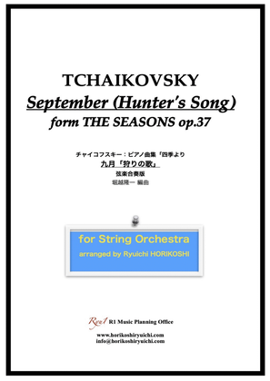 Book cover for The Seasons Op37 No.9 September (Hunter's Song)